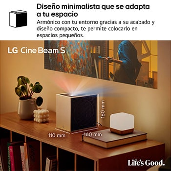 Proyector LG CineBeam - que se adapta 