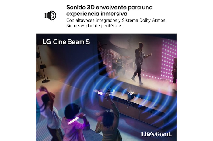Proyector LG CineBeam - experience inmereiyo