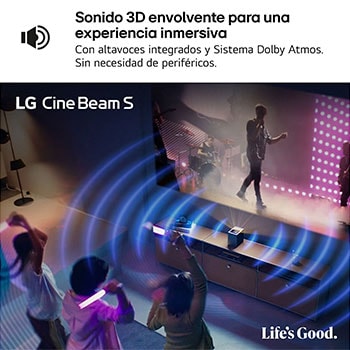 Proyector LG CineBeam - experience inmereiyo