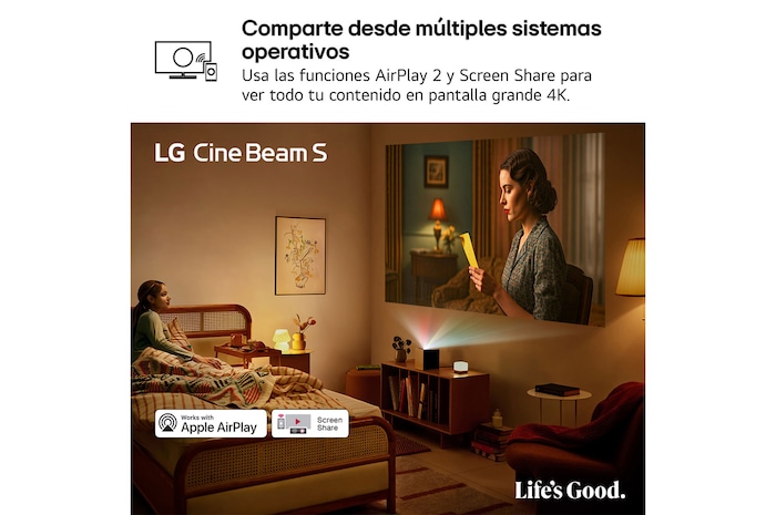 Proyector LG CineBeam - sistamas operativos