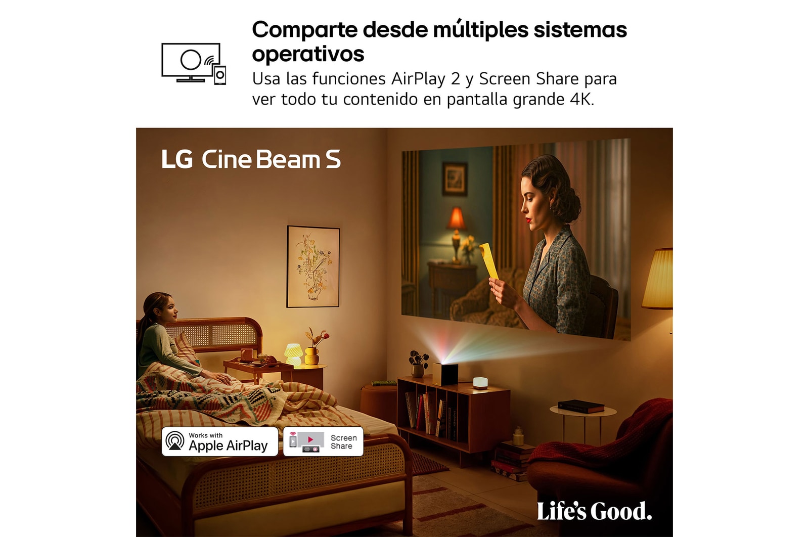 Proyector LG CineBeam - sistamas operativos