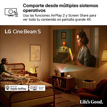 Proyector LG CineBeam - sistamas operativos