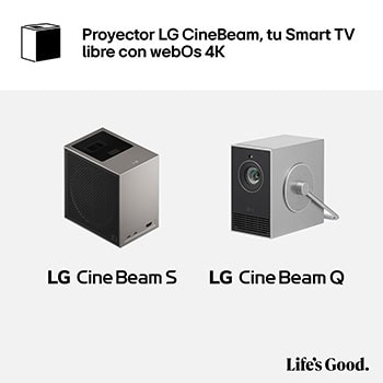 Proyector LG CineBeam - web OS 4K