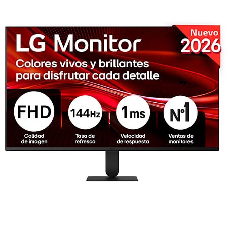 Lg Monitor 27U411b-B 27" Fullhd 144Hz Ips Hdr10 Freesync Sin Marcos - Imagen 2