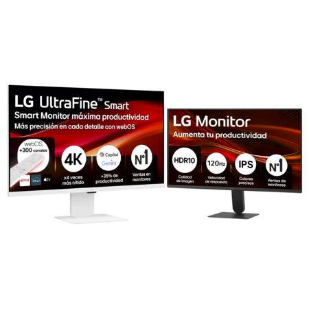 Setup Monitor Smart LG 4K WebOS 32" + LG FHD 24" - 32U85-24U41.SET