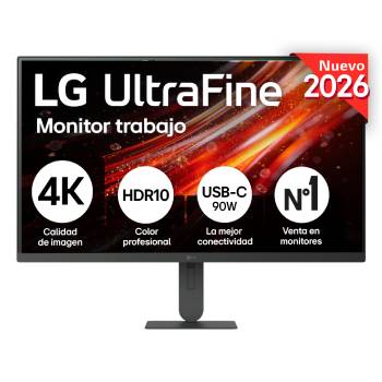 Vista frontal de Monitor LG UltraFine 32'' , UHD (3840 x 2160), VA, altura ajustable 32U720A-B