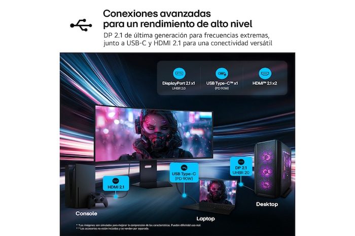 LG Monitor Gaming LG UltraGear OLED 38.6'' , 5K2K, 165 Hz, 39GX950B-B
