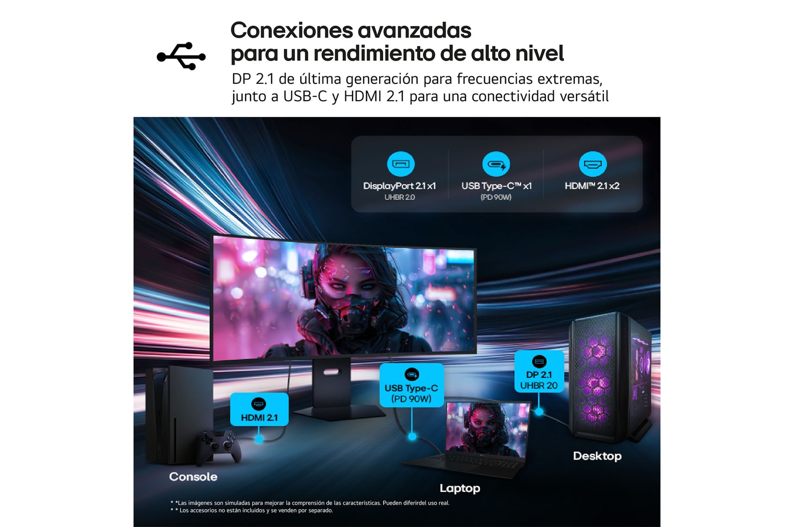 LG Monitor Gaming LG UltraGear OLED 38.6'' , 5K2K, 165 Hz, 39GX950B-B