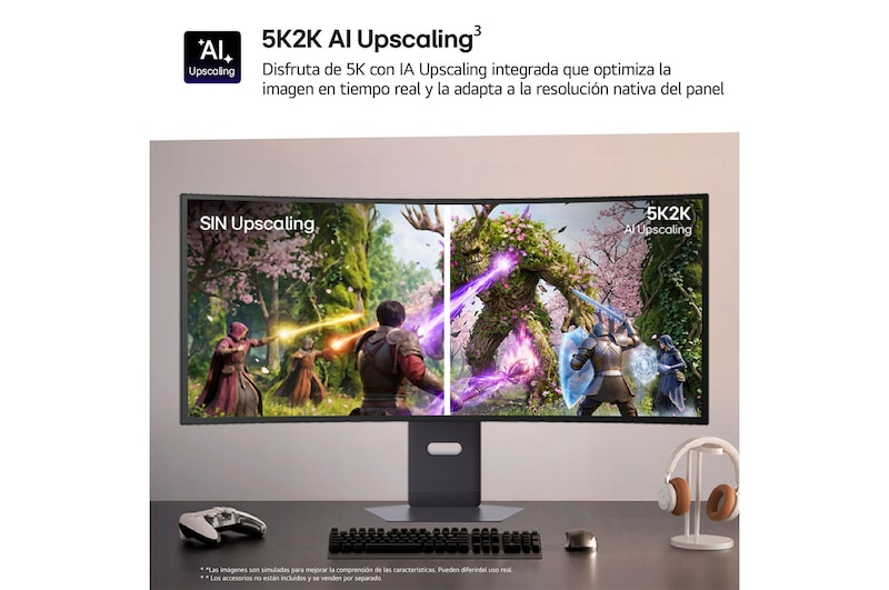 LG Monitor Gaming LG UltraGear OLED 38.6'' , 5K2K, 165 Hz, 39GX950B-B