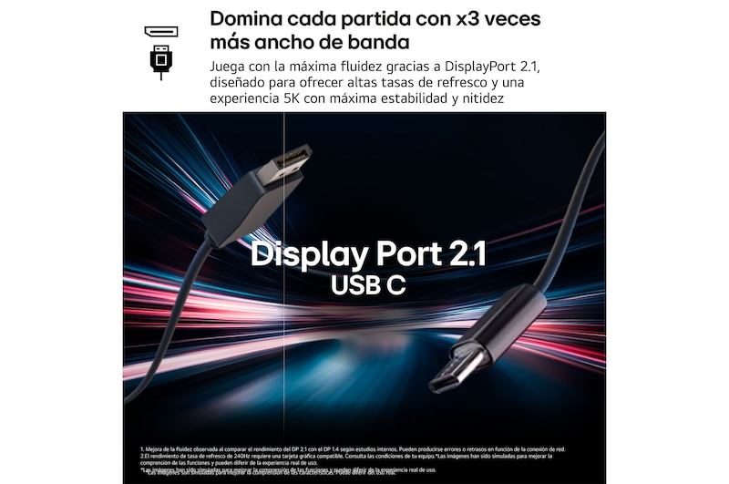 LG Monitor Gaming LG UltraGear OLED 38.6'' , 5K2K, 165 Hz, 39GX950B-B
