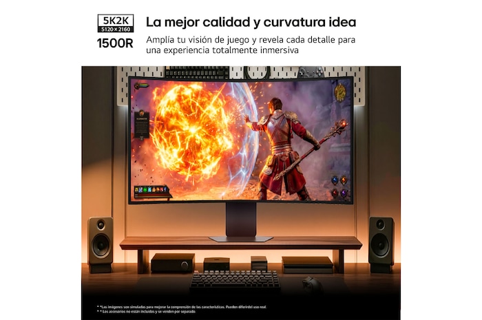 LG Monitor Gaming LG UltraGear OLED 38.6'' , 5K2K, 165 Hz, 39GX950B-B