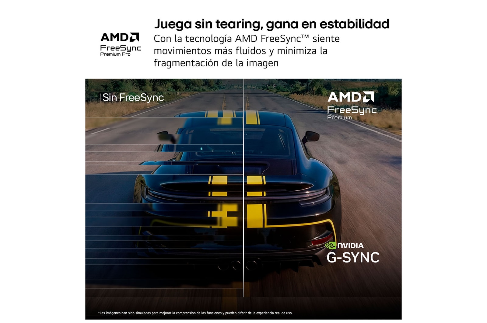 Motorcycle racing scene displayed on a gaming monitor, illustrating a 144Hz refresh rate for fluid gaming motion.