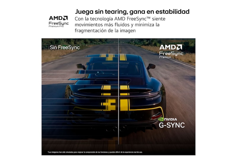 Motorcycle racing scene displayed on a gaming monitor, illustrating a 144Hz refresh rate for fluid gaming motion.