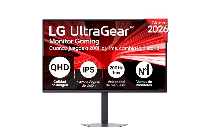 Monitor Gaming LG Ultragear 32", QHD, 200Hz, 1ms 