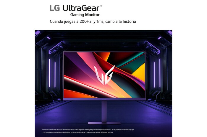 Monitor Gaming LG Ultragear 32", QHD, 200Hz, 1ms 