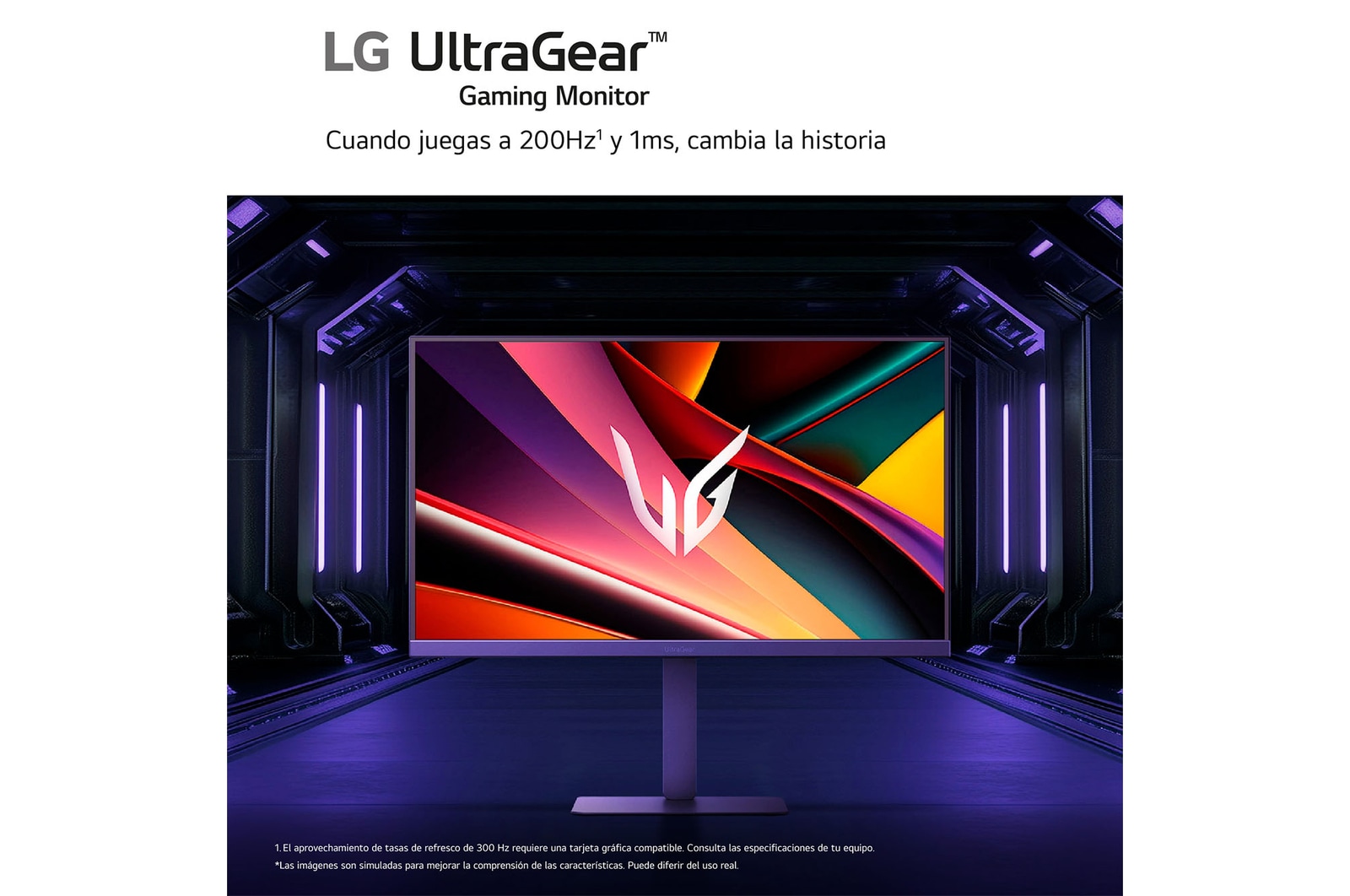 Monitor Gaming LG Ultragear 32", QHD, 200Hz, 1ms 