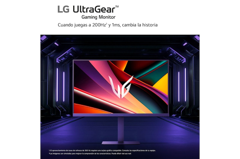 Monitor Gaming LG Ultragear 32", QHD, 200Hz, 1ms 