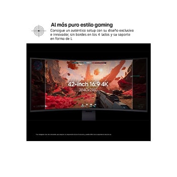 Top view of a 52-inch UltraGear evo G9, 5K2K 240Hz Gaming Monitor with left swivel (52G930B)