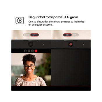 Portátil 15" LG gramBook 15U50U, Windows 11 Home, Intel® Core™ Ultra 5, 16 GB RAM , 512 GB SSD, Pantalla IPS (1920*1080), ligero, 1.700 g, 10 horas, AI, Negro carbón