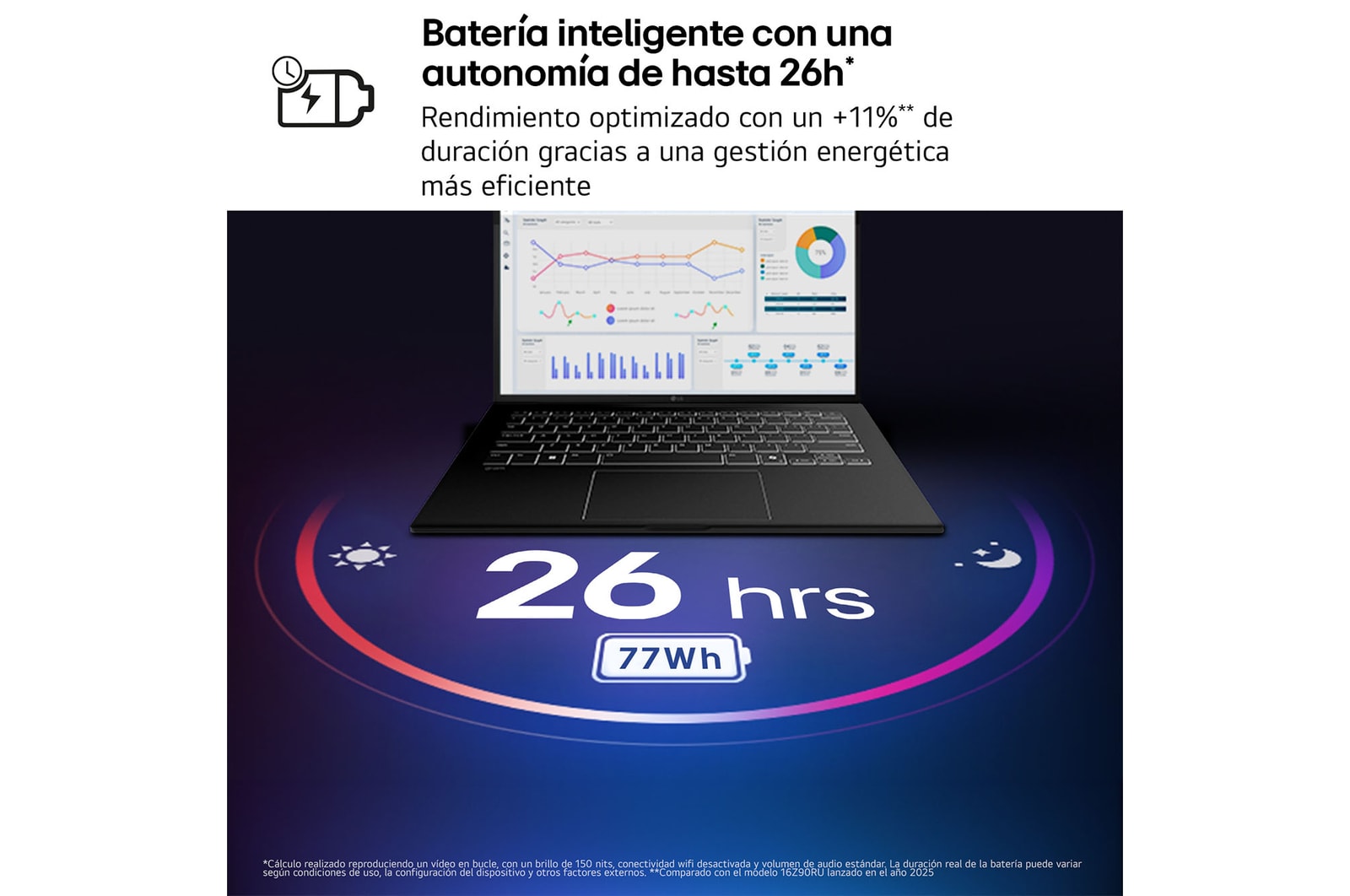 A top-down angled view of the LG gram Pro laptop with a silver metal finish. The image focuses on the slim design and refined surface texture of the lid, with the gram logo centered on the top panel.