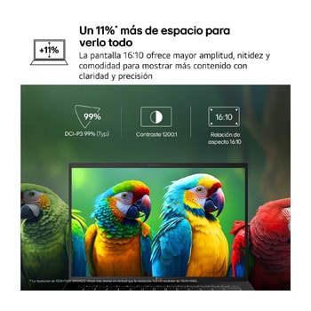 A front-facing view of an LG gram laptop displaying a split-screen interface that represents on-device AI and cloud-based AI functions. Icons for gram chat cloud appear on both sides of the laptop, emphasizing dual AI operation within the system.