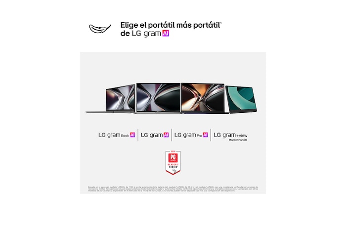 LG Portátil 16" LG gram 16Z90TL, Copilot+ PC,  Windows 11 Home, Intel® Core™ Ultra 7, 32 GB RAM, 512 GB SSD, Panel IPS WQXGA (2560x1600), Ligero 1,2kg, 28,5 h, Negro, 16Z90TL-G.AU85BN