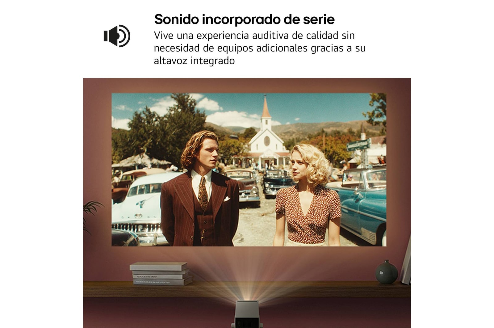 LG CineBeam Q | 4K UHD hasta 120" calibración automática | SmartTV con webOS | Láser RGB con 600 lúmenes | Ligero, 1.49 kg, PU600U
