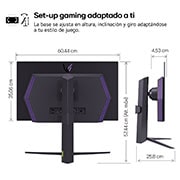 LG UltraGear™ de 27 pulgadas Monitor Gaming OLED QHD de 240Hz | 0.03ms de tiempo de respuesta, Compatible con G-SYNC®, FreeSync™ Premium Pro, 27GS95QW-B.EEU