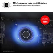 LG gram de 17 pulgadas Laptop Ligero de 16GB RAM Intel® Core™ Ultra 7 | Windows 11, Pantalla IPS Antirreflejo, 17Z90S-G.AA75B