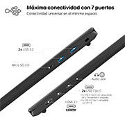 Máxima conectividad con 6 puertos