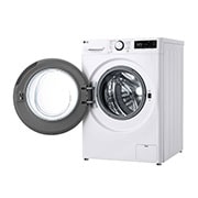 LG Lavadora inteligente AI Direct Drive,  Vapor,  9kg ,  1400rpm Un 10% más eficiente que A, Serie 500, F4WR5009A3W