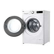 LG Lavadora inteligente AI Direct Drive,  Vapor,  10kg ,  1400rpm Un 10% más eficiente que A, Serie 500, F4WR5010A6W