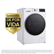 LG Lavadora inteligente AI Direct Drive. Vapor, Autodosificación, 9kg , 1400rpm Un 10% más eficiente que A, Serie 550, F4WR5509A1W