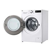LG Lavadora inteligente AI Direct Drive. TurboWash 360º, Vapor,  9kg ,  1400rpm Un 10% más eficiente que A, Serie 600, F4WR6009A0W