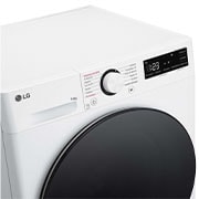 LG Lavadora inteligente AI Direct Drive. TurboWash 360º, Vapor,  10kg ,  1400rpm Un 10% más eficiente que A, Serie 600, F4WR6010AGW