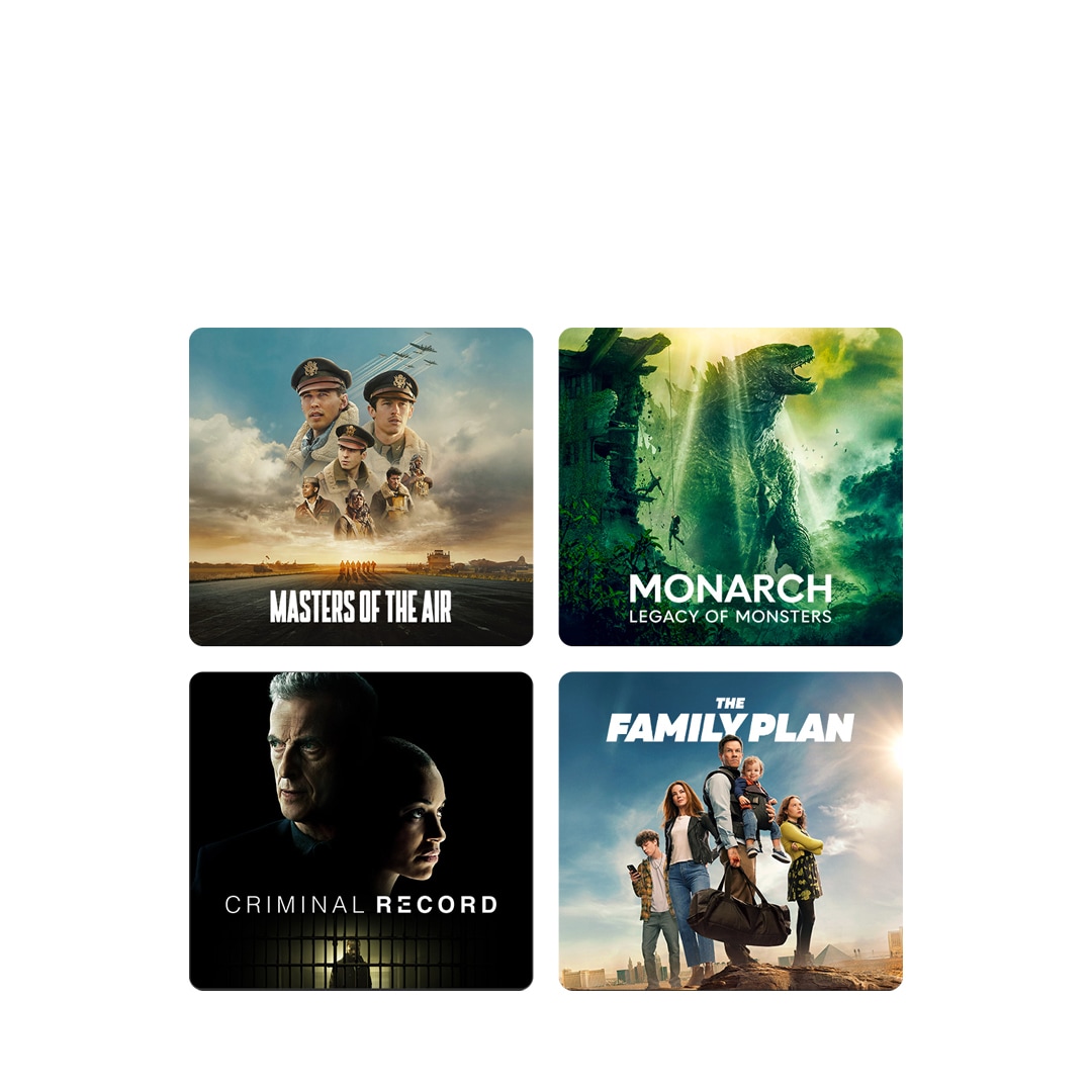 Une image d’une TV OLED LG. Les contenu d’Apple TV+ apparaît à l’écran.