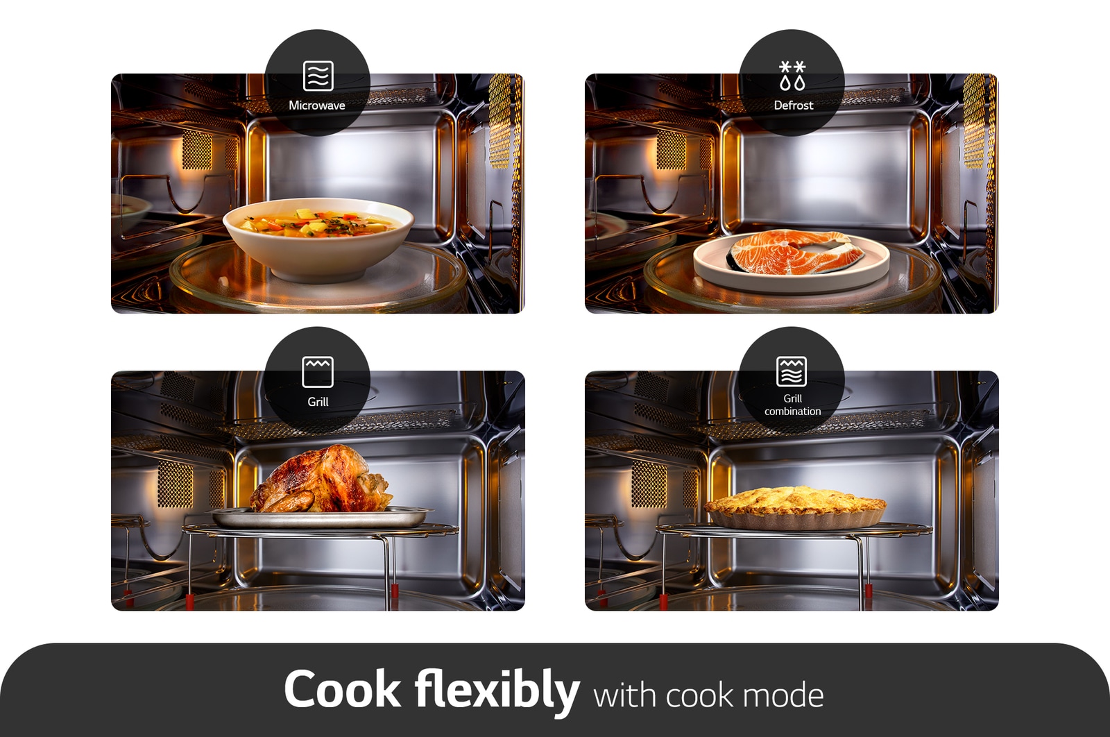 LG MGBZ2593F Mode de cuisson