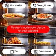 Plusieurs modes de cuisson un seul  appareil