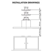 LG HCEZ2426S Dimension