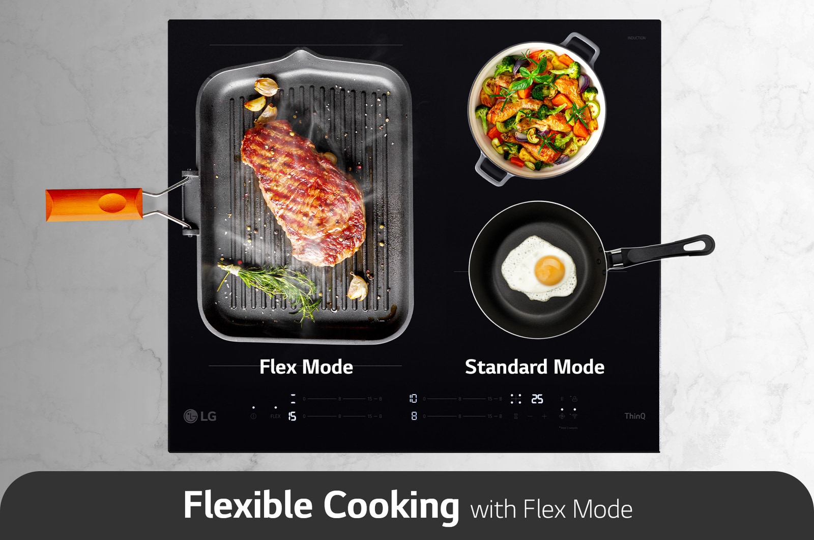 cooking top view 