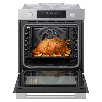 front view of lg ws5d7230s with food