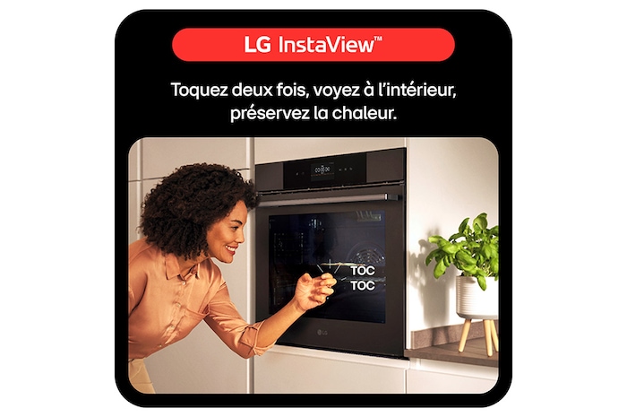 LG Pack | Four encastrable WS7D7652CB + Micro-ondes gril encastrable MGBZ259, LG WS7D7652CB.MGBZ259