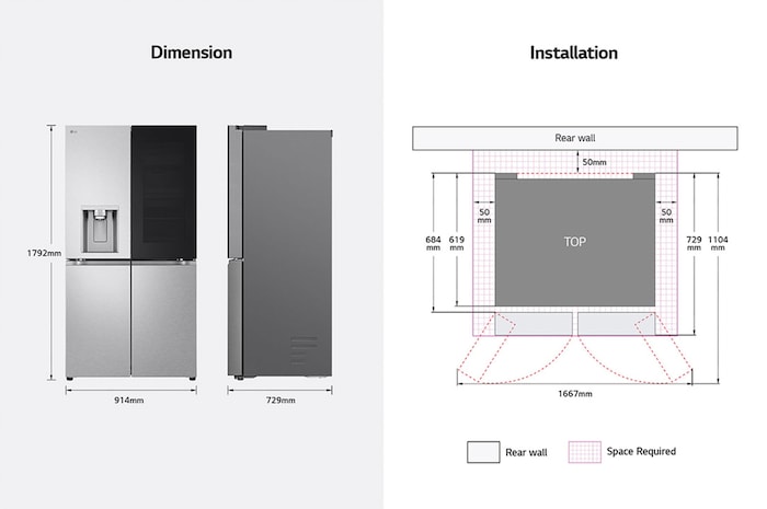 LG GMG960MBJE Vue de face