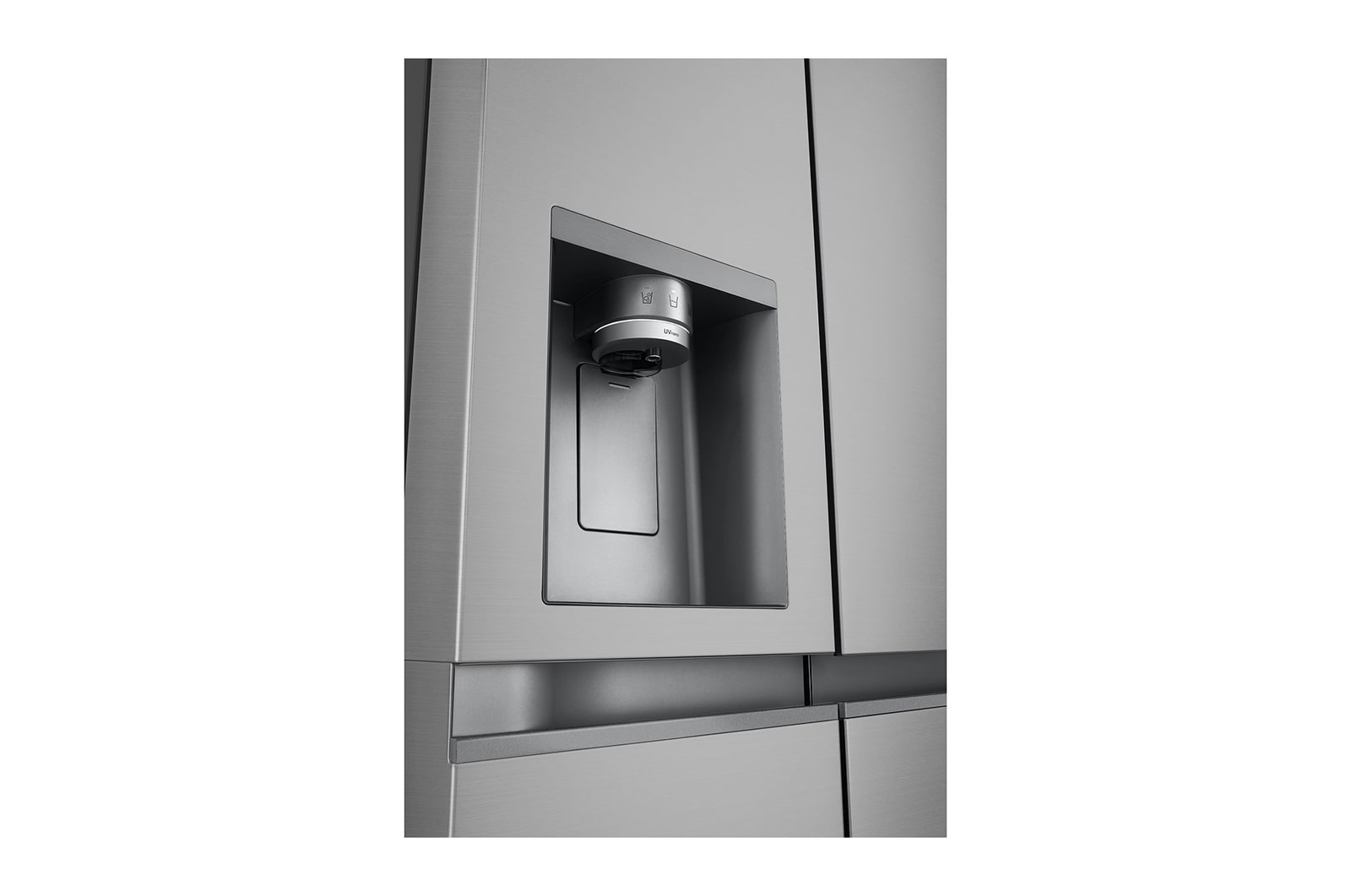 LG GSLE80PYBC Vue de côté