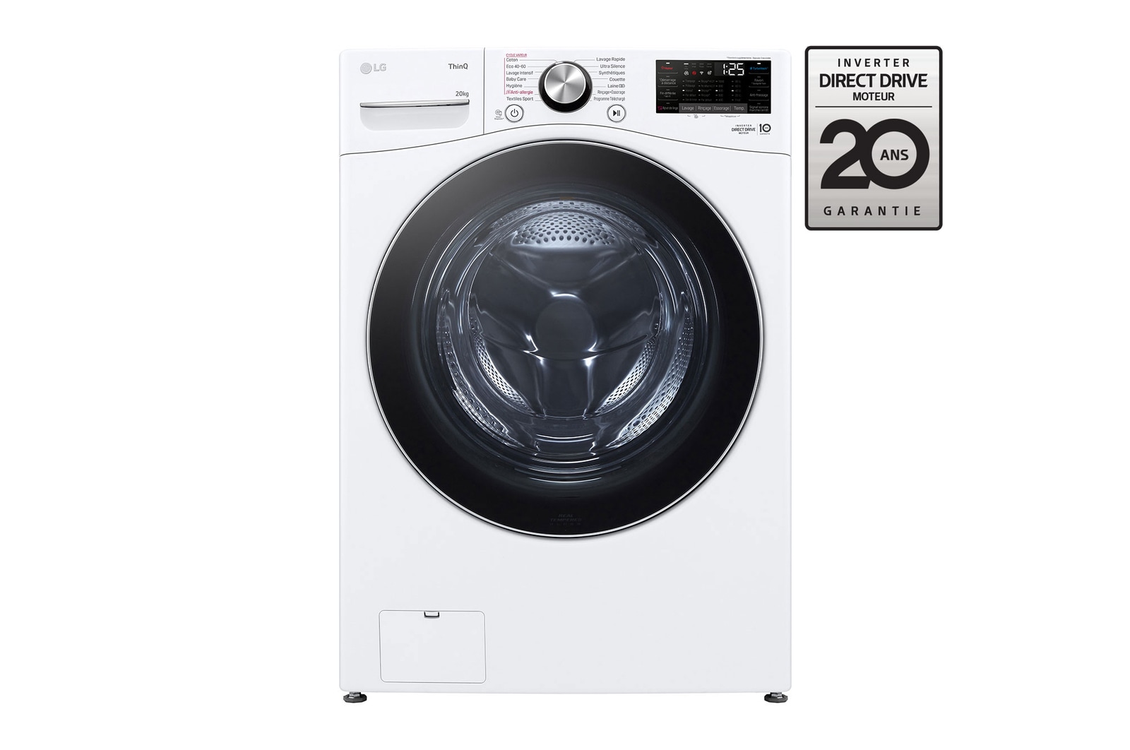 LG F20P12WST Vue de face