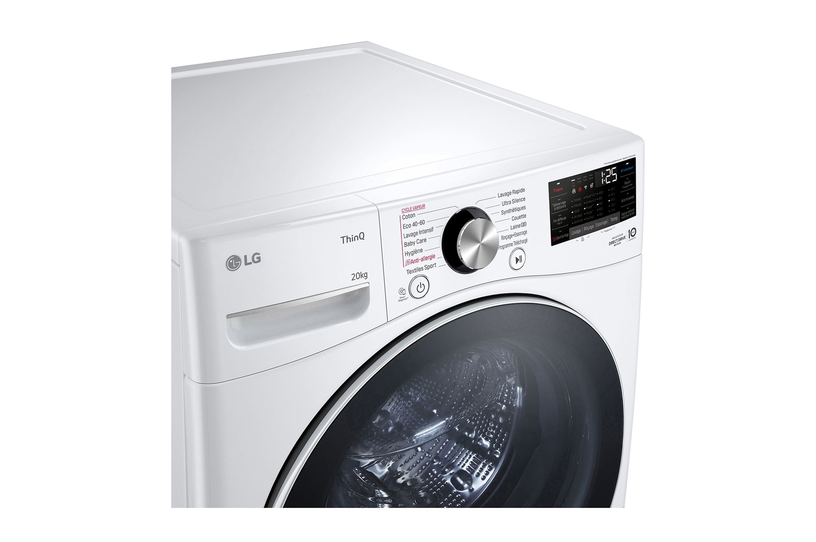 LG F20P12WST Vue de côté