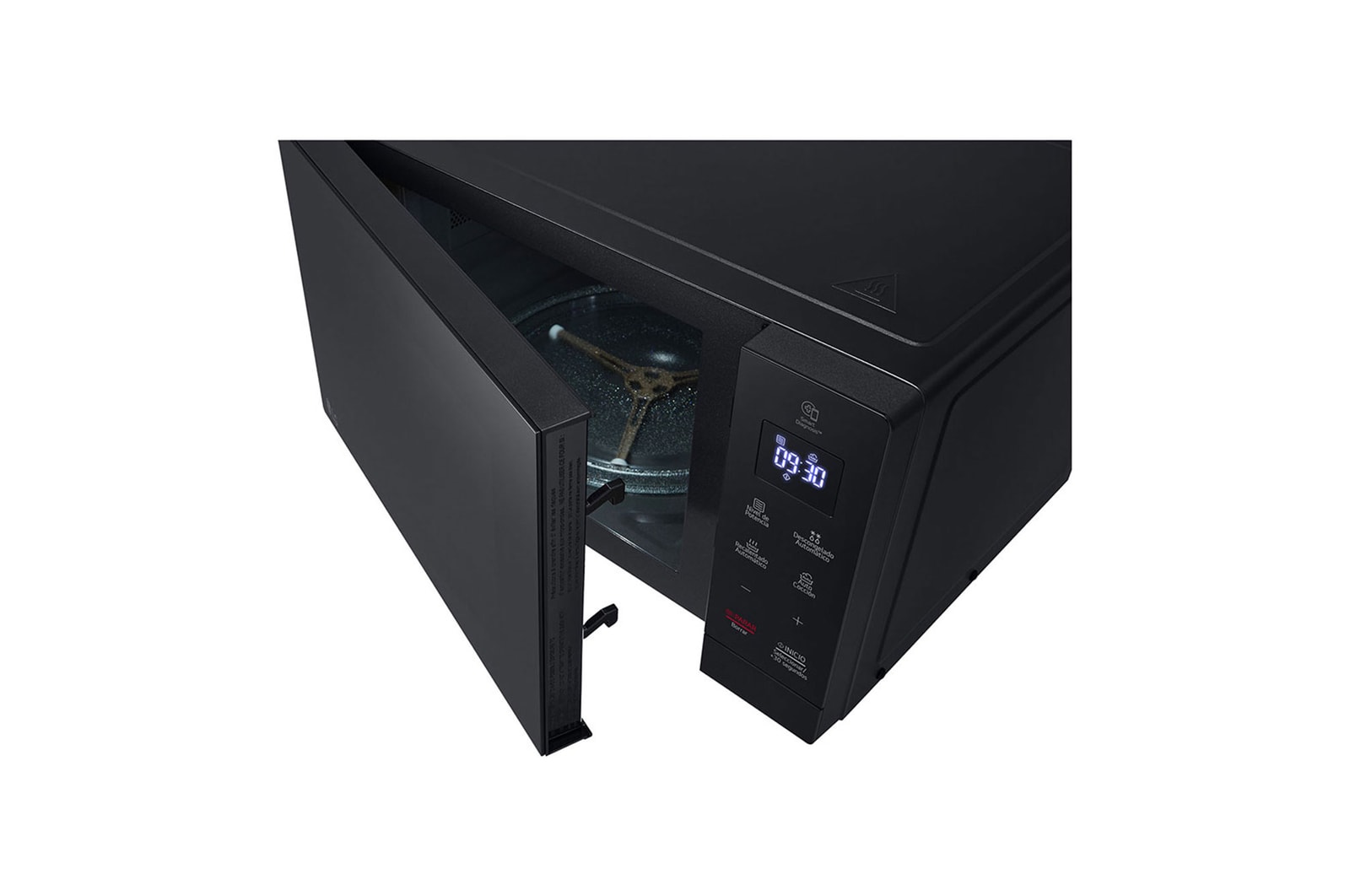LG MS3032JAS Vue de côté