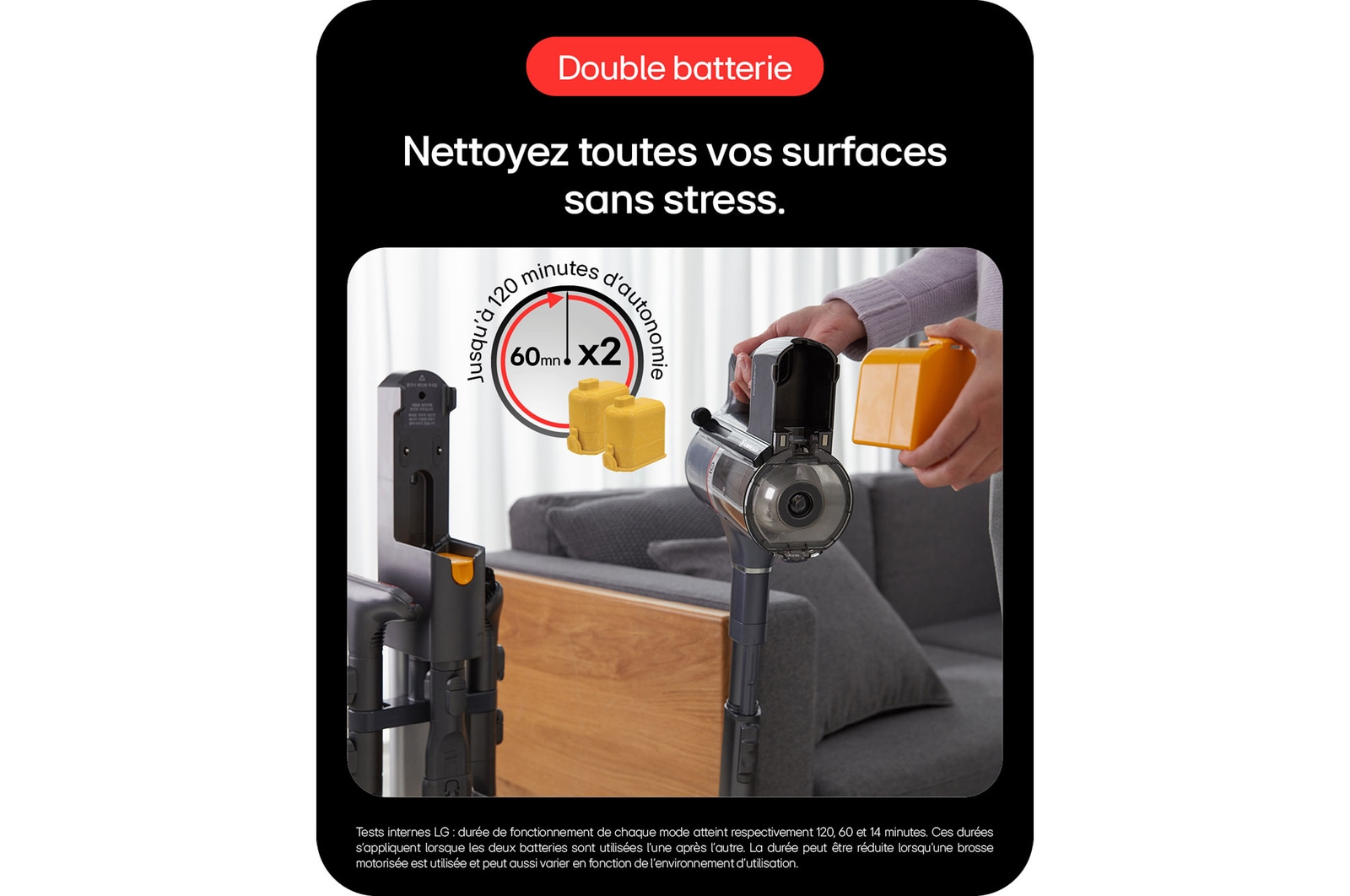 LG Aspirateur balai CordZero™ | 200aw | 4 Brosses, LG A9K-DMAX