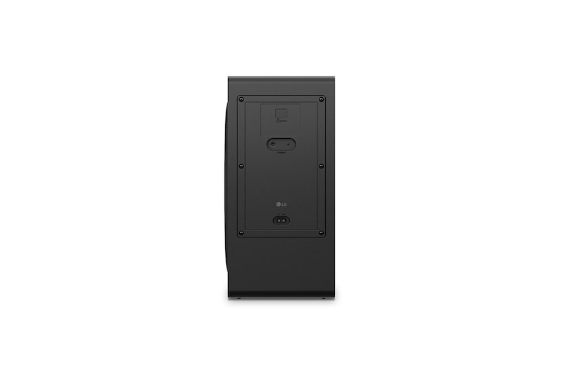 Back view of the subwoofer