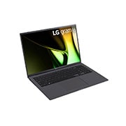 Vue latérale à +30 degrés et couvercle ouvert